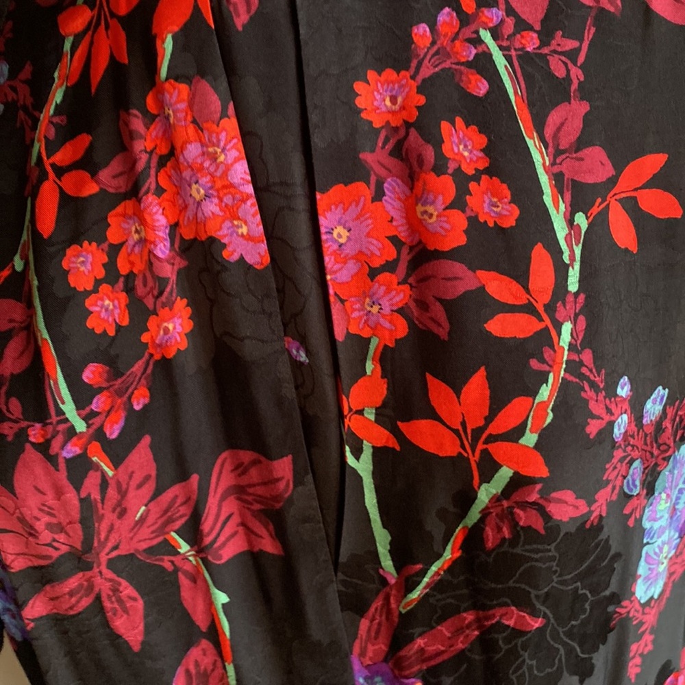 REISS NWT Cinched Waist X Cross Straps Cap Sleeve Midi Length Dress Size12 - Picture 11 of 14